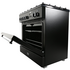 Falcon 90cm Professional FXP Freestanding Dual Fuel Pyrolytic Oven/Stove Black and Chrome PROP90FXPDFGBCH image NaN