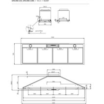 Schweigen 120cm Matte Black Undermount Rangehood with ISODrive SE Motor UM1390-12BSEPAK hero image