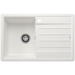 Blanco LEGRA 45S Single Bowl Top Mount Sink with Right Hand Drainer Silgranit White 528059 hero image