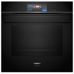Siemens iQ700 60cm Built-In Oven with Steam Function - Black HS958GDD1 hero image