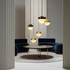 CTO Lighting Lucid 200 Pendant - Alabaster and Satin Brass LUCPE2HASB image NaN