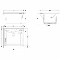 Turner Hastings Londri Fine Fireclay Inset Undermount Sink (no tap hole) 108640-NTH hero image