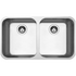 Smeg Stainless Steel Double Bowl Undermount Sink UM4545A image NaN
