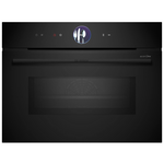Bosch Series 8 Accentline Built-In Compact Oven with Microwave Function Black CMG936AB1A hero image