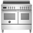 Bertazzoni 100cm Stainless Steel Induction Freestanding Double Oven PRO105I2EXT image NaN
