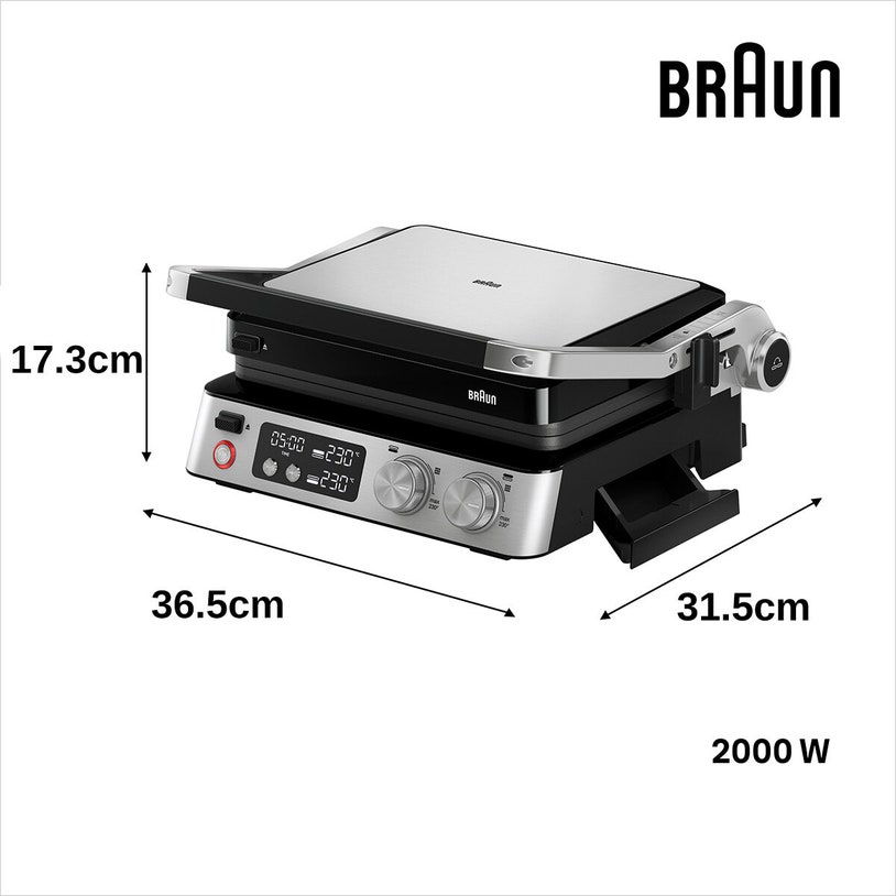 Braun MultiGrill 7 Contact Grill CG7040BK | Appliances Online