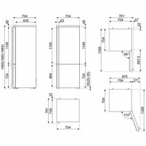 Smeg 510L Portofino Bottom Mount Fridge FA490RBLAU hero image