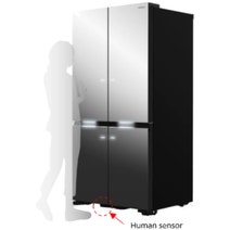 Hitachi 569L French Door Refrigerator Matte White Glass Finish RWB640VT0X-1MGW hero image