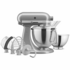 KitchenAid KSM195 Artisan Stand Mixer Contour Silver 5KSM195PSACU image NaN
