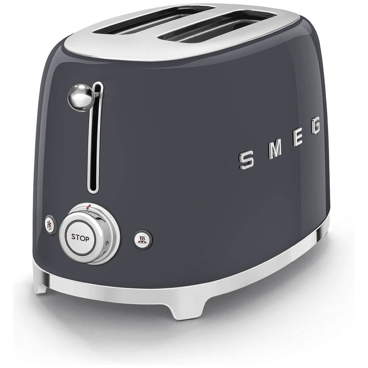 Smeg 50s Retro Style 2 Slice Toaster Slate Grey TSF01GRAU hero image