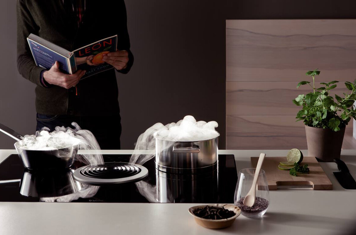 BORA BIU 76cm Basic Induction Cooktop with Integrated Ventilation System hero image