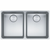 Franke Mythos 340mm Double Bowl Undermount Sink MYX120-3434B image NaN