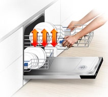 Samsung DWFG725L Freestangding Dishwasher hero image