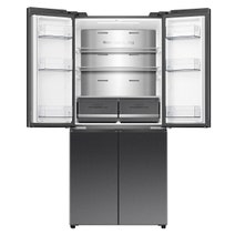 Hisense 483L French Door Refrigerator Dark Stainless Steel HRCD483E hero image