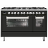 Ilve 120cm Pro-Line Cooker Double Oven With 8 Gas Burner Cooktop L128WMPMG image NaN