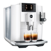 Jura E8 INTC Piano White Automatic Coffee Machine 15662 hero image