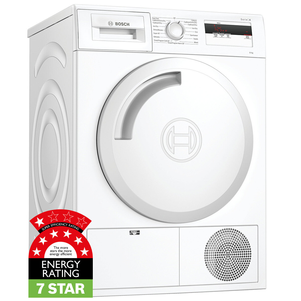 Bosch Series 4 8kg Heat Pump Tumble Dryer WTH8300AU Appliances