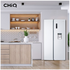 CHiQ 559L Side by Side Refrigerator White CSS559NWD4E image NaN