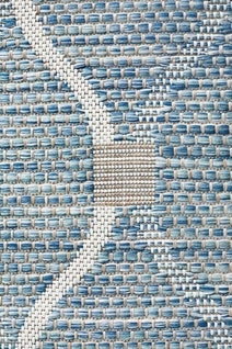 Rug Culture Terrace Large Blue Rug 400X80CM - TER-5501-BLU-400X80 hero image