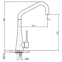 Armando Vicario TINK-W Tink Kitchen Mixer Tap hero image