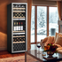 LeCavist 140 Bottle Triple Zone Wine Cabinet Stainless Steel LEK1403ZPVX image NaN