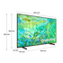 Samsung 43 Inch CU8000 Crystal UHD 4K Smart TV UA43CU8000WXXY image NaN
