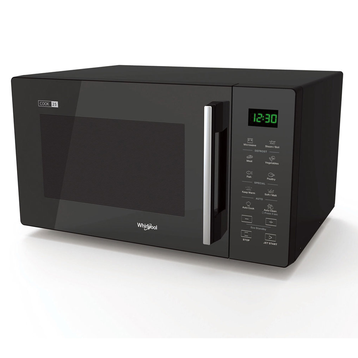 Whirlpool MWT25BK 25L Microwave with Steam Function Appliances