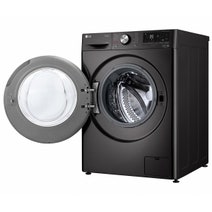 LG Series 9 12kg/8kg Front Load Washer Dryer Combo with Steam Black WVC9-1412B hero image