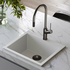 Oliveri Santorini White Grande Topmount Sink ST-WH1561 image NaN