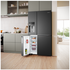 Westinghouse 609L Quad Door Fridge with Ice and Water Door Dispenser Matte Black WQE6170BB image NaN