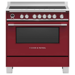 Fisher & Paykel Series 9 90cm Classic Freestanding Induction Pyrolytic Cooker Red OR90SCI6R1 hero image