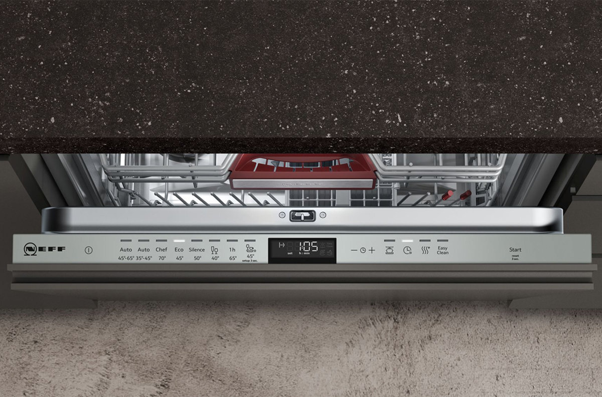 NEFF S525T80D0A Fully Integrated Dishwasher hero image