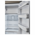 Smeg 270L 50's Retro Style Aesthetic Top Mount Fridge Taupe FAB28RDTP3 image NaN