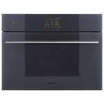 Smeg Linea Compact Omnichef Oven - Neptune Grey SO4104APG hero image