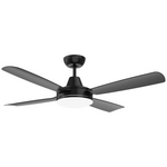 Mercator Nemoi Lite 122cm DC Ceiling Fan with LED Light and Remote Black FC708124BK hero image