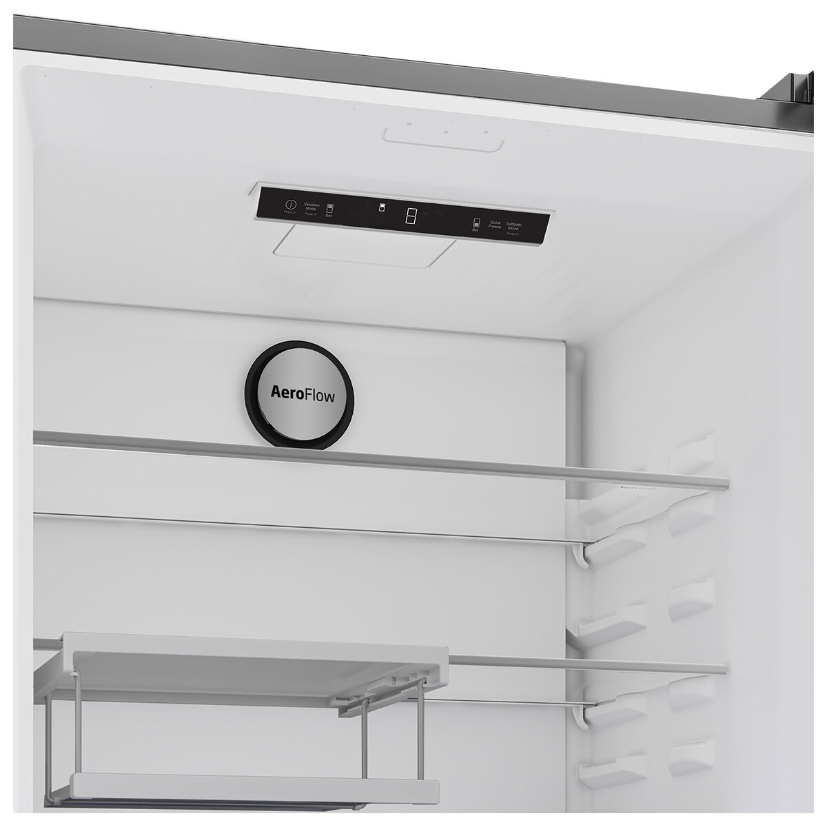Beko 445L Bottom Mount Refrigerator Dark Pearl Steel BBMB445PDX hero image