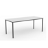 OLG Ekosystem Canteen Table 1800x750  White Worktop with Black Frame OG_EKCT1875B_W image NaN