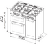 Artusi 90cm Dual Fuel Freestanding Oven/Stove AFGR935CR image NaN