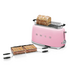 Smeg 50s Retro Style 4 Slice Toaster Pink TSF02PKAU image NaN