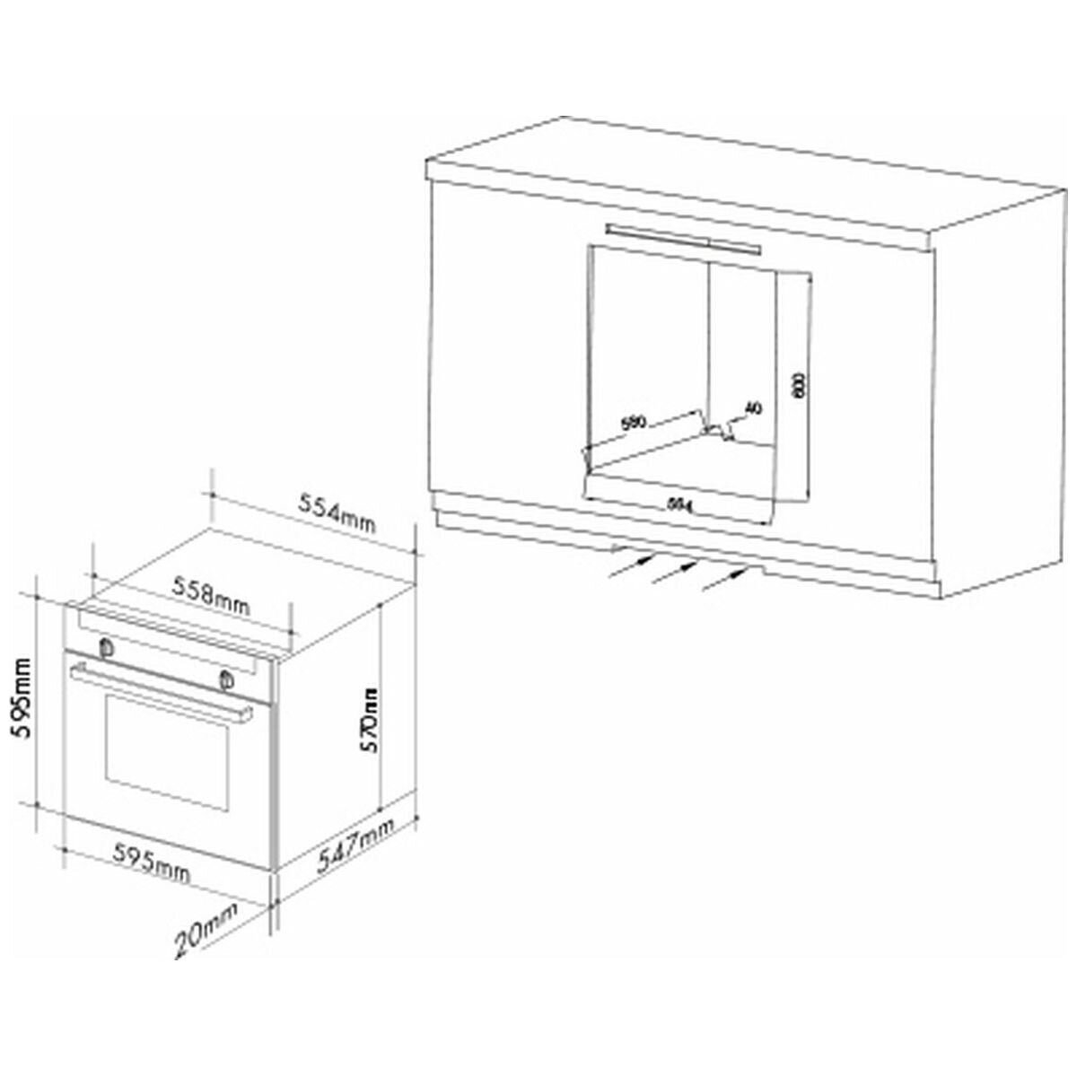 Artusi Built-In Stainless Steel Pyrolytic Oven CAO610XP image 4