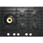 ASKO 75cm Natural Gas Cooktop with Super Flex Wok Burner Black Matte HG1776AD hero image