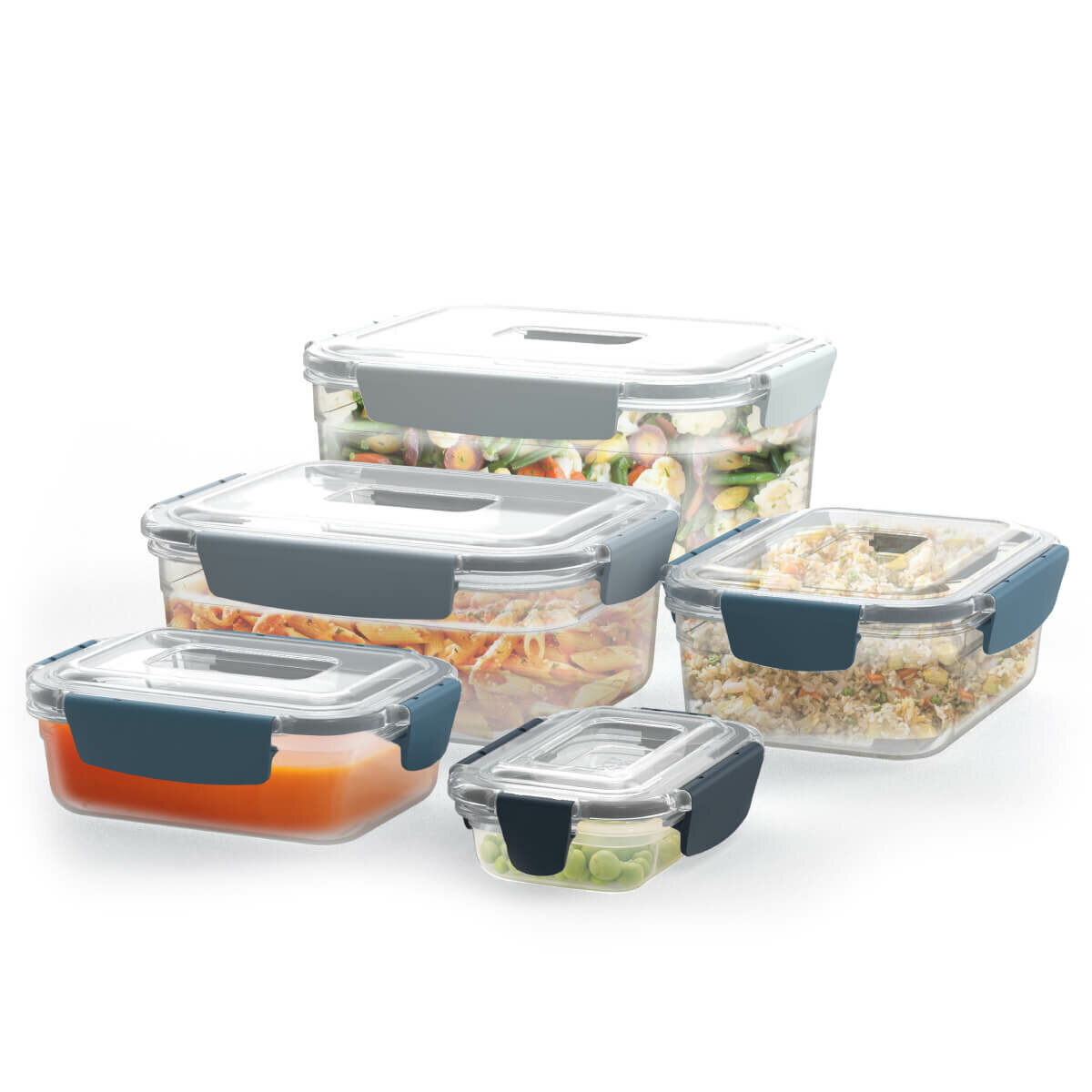 Joseph Joseph Nest Lock Multi Size Container Set Editions Blue 81105 hero image