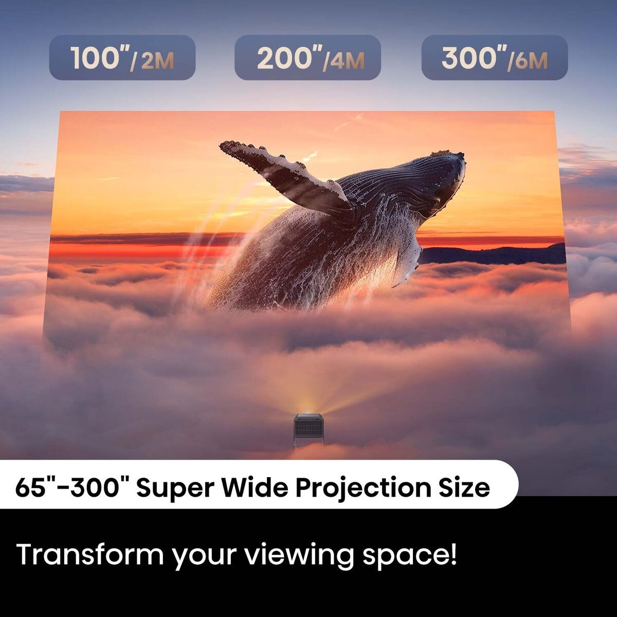 Hisense C2 Ultra 4K Trichroma Laser Mini Projector C2-ULTRA hero image