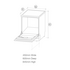 Artusi 45cm Freestanding Dishwasher Black ADW4509B  image NaN