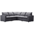 Ostro Athena 5 Seater Corner Lounge Grey 27004000 image NaN