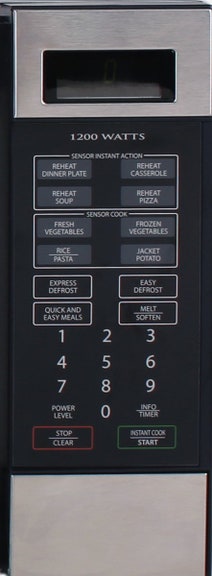 Sharp R395YS Stainless Steel Inverter Microwave 1200W hero image