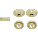 Blanco InFino Waste Kit for Double Bowl Satin Gold 203477 hero image