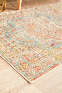 Rug Culture Odyssey Large Blue Multi-coloured Rug 400X80CM - ODY-110-BLUE-400X80 hero image
