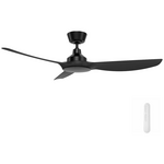 Mercator Jota 132cm DC Ceiling Fan with Remote Black FC2110133BK hero image