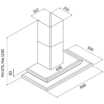 Schweigen PKDS3131S1 90cm Classic Series Canopy Rangehood with External Motor hero image